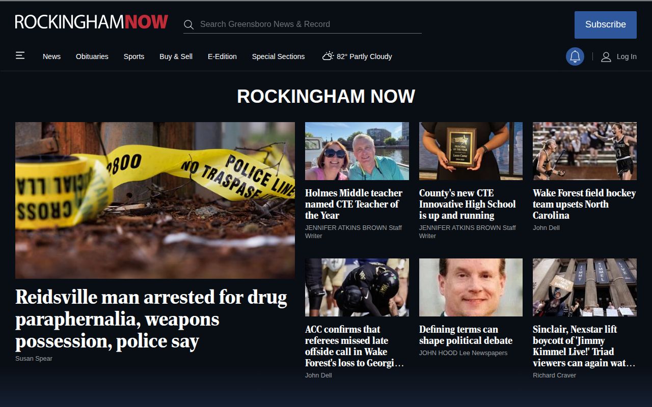 RockinghamNow local news source capture